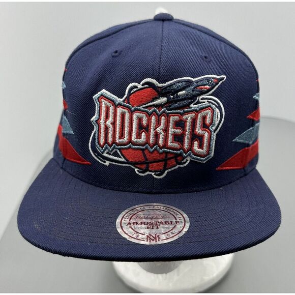 Mitchell Ness NBA Houston Rockets Snapback Hat, Cap